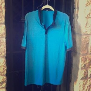 Lululemon Blue Polo